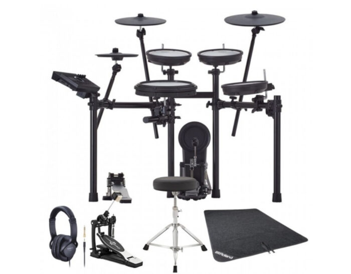 Roland TD-17KV2 V-Drums Electronic Drum Kit Custom Bundle